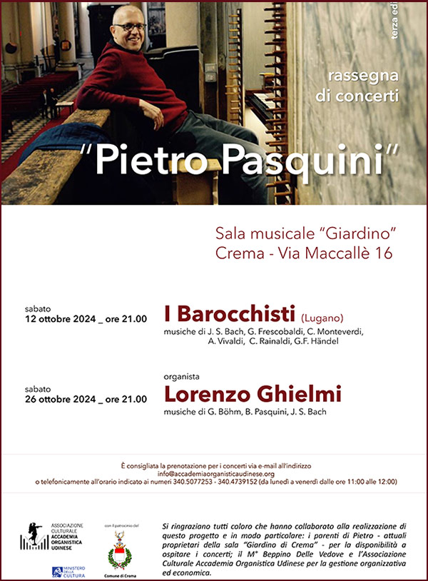 Rassegna di concerti "Pietro Pasquini"