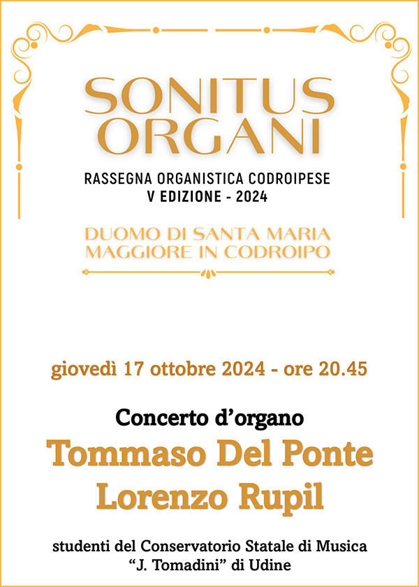 Sonitus Organi - Ottobre 2024